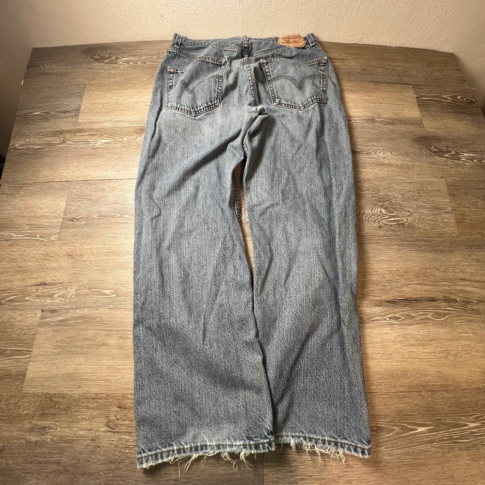 Levis 569 Loose Straight Jeans Mens 34x32 Blue Baggy Skater Denim 569-0601